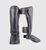 Venum Kickboks Scheenbeschermers Elite - Grijs - Scheenbeschermers