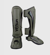 Venum Kickboks Scheenbeschermers Elite - Groen/Zwart - Scheenbeschermers