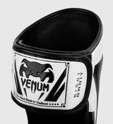 Venum Kickboks Scheenbeschermers Elite - Wit/Zwart - Scheenbeschermers