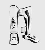 Venum Kickboks Scheenbeschermers Elite - Wit/Zwart - Scheenbeschermers
