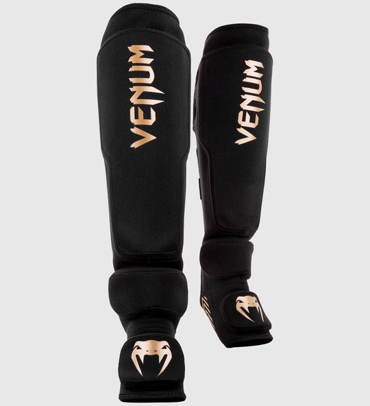 Venum Kickboks Scheenbeschermers Kontact Evo - Zwart/Goud