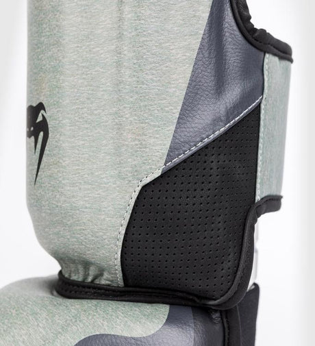 Venum Kickboks Scheenbeschermers Stone - Mineraal Groen - Scheenbeschermers