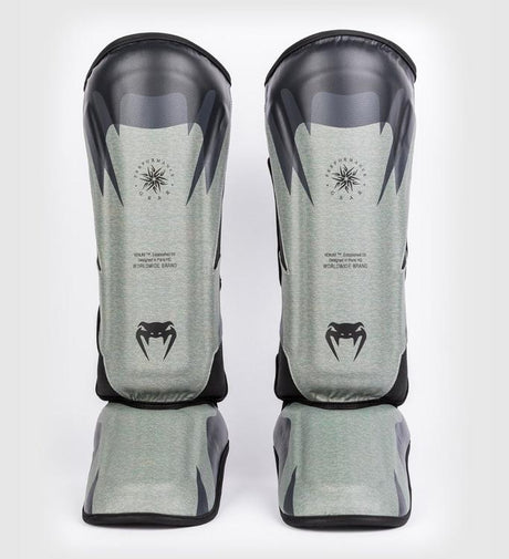 Venum Kickboks Scheenbeschermers Stone - Mineraal Groen - Scheenbeschermers