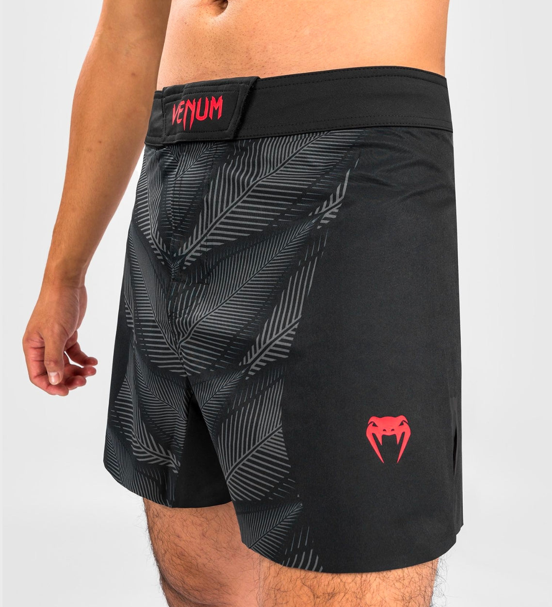 Venum MMA Broekje Phantom - Zwart/Grijs/Rood - Shorts