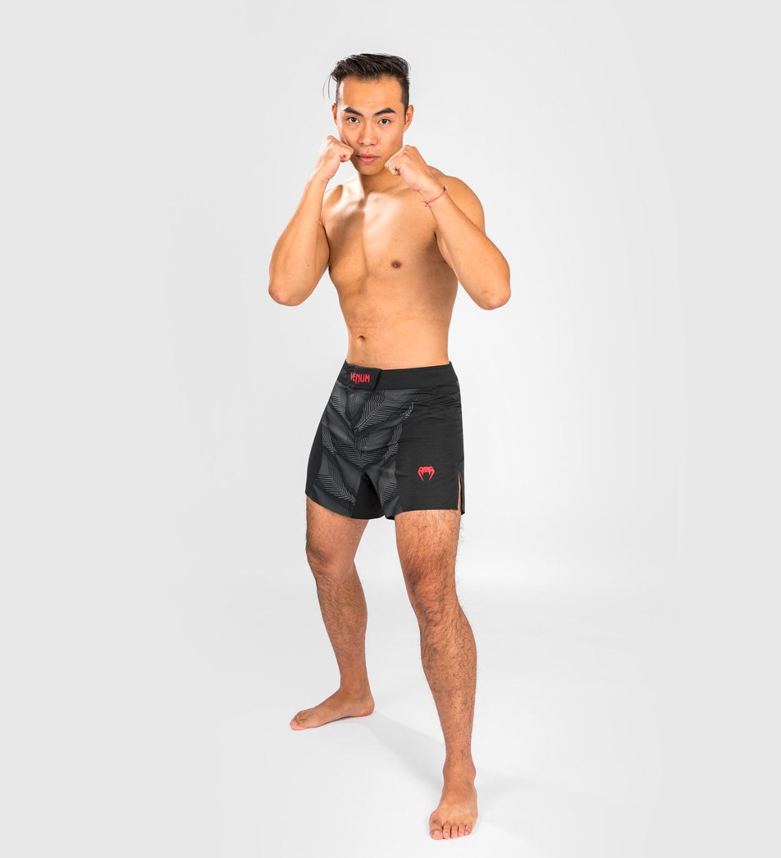 Venum MMA Broekje Phantom - Zwart/Grijs/Rood - Shorts