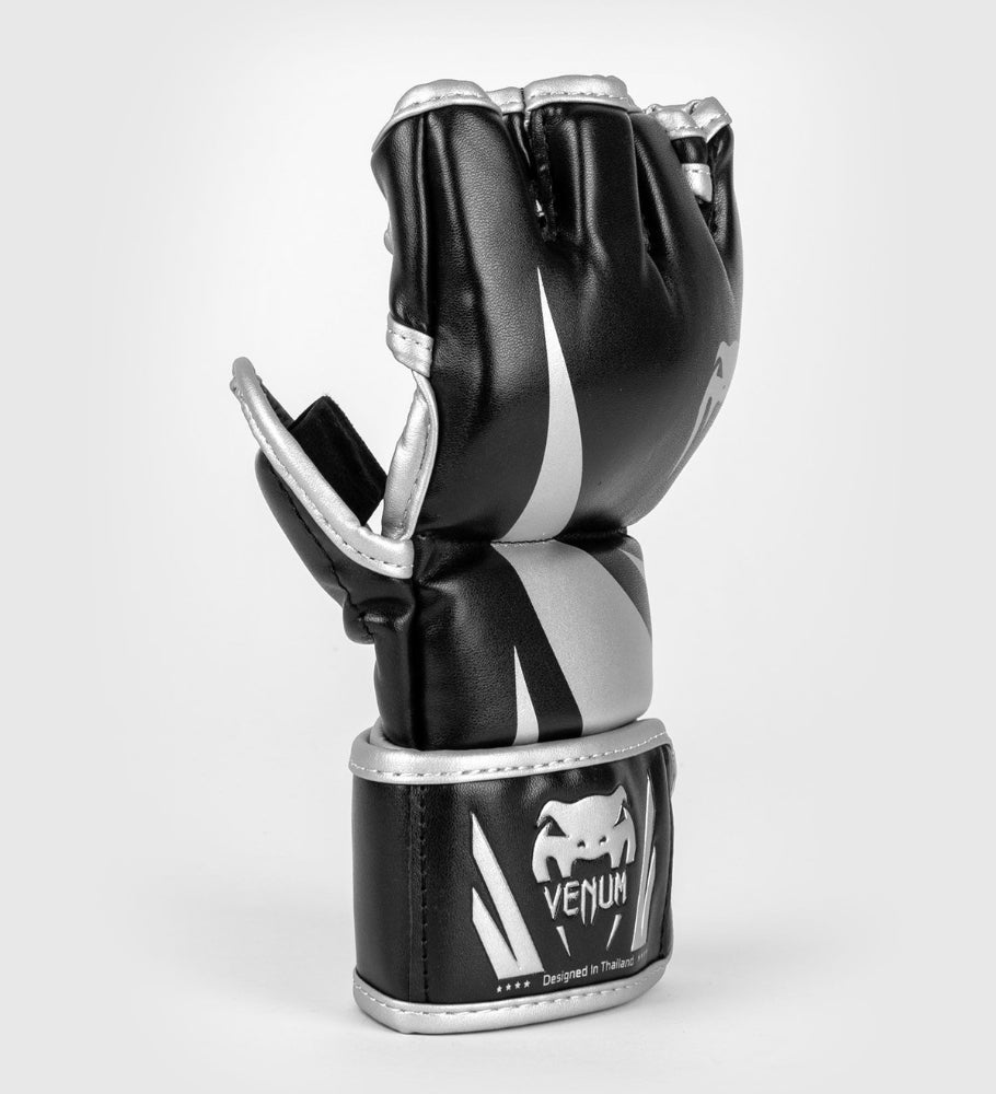 Venum MMA Handschoenen Challenger 2.0 - Zwart/Zilver - MMA Handschoenen