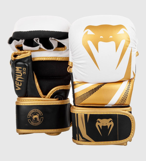 Venum MMA Handschoenen Challenger Sparring 3.0 - Wit/Zwart/Goud
