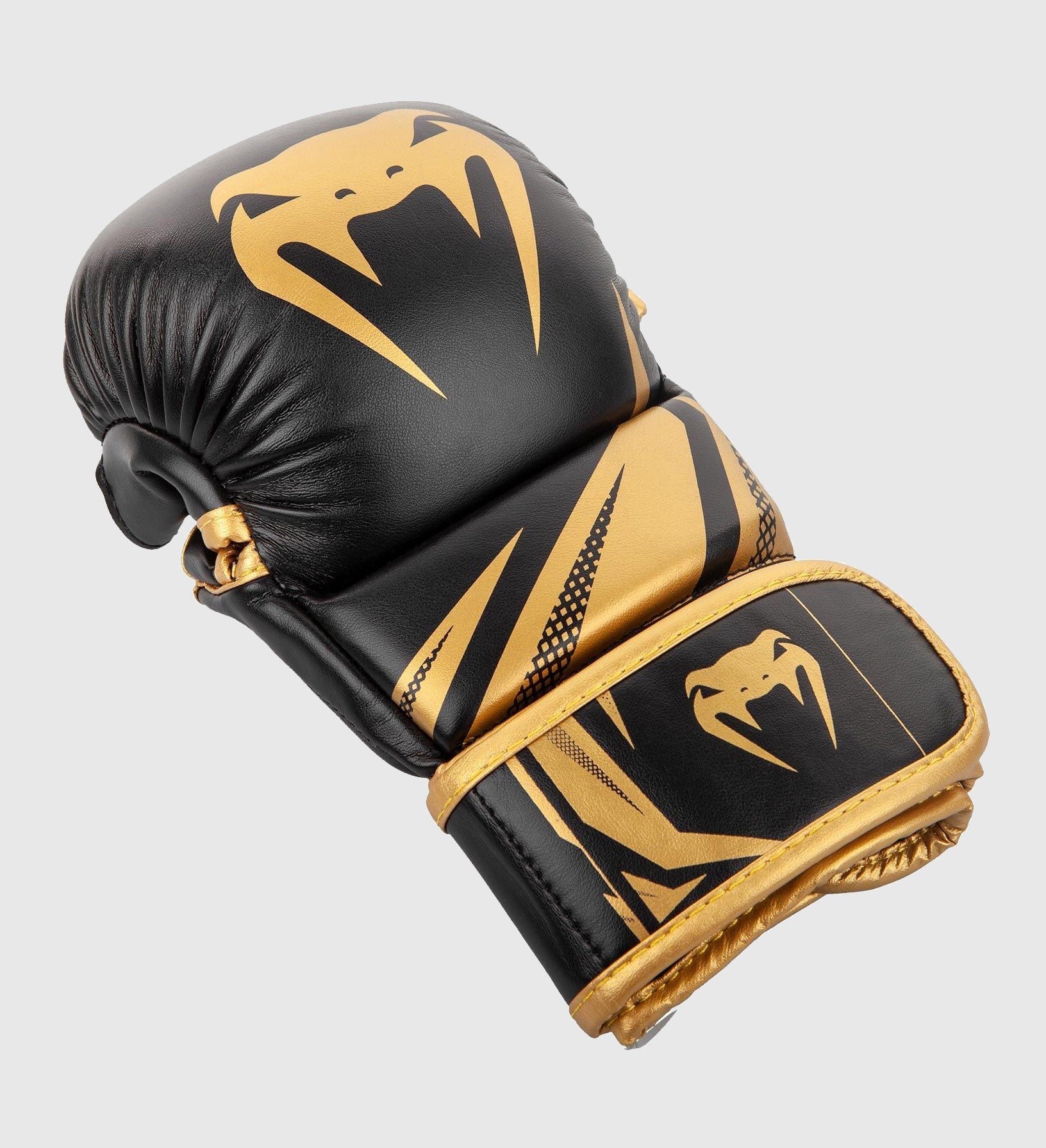 Venum MMA Handschoenen Challenger Sparring 3.0 - Zwart/Goud - MMA Handschoenen