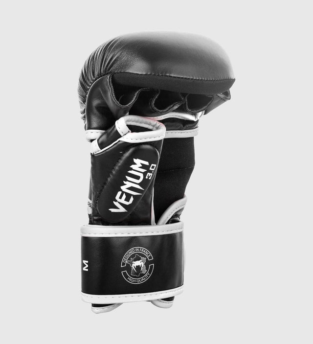 Rękawice MMA Venum Challenger Sparring 3.0 – Czarne/Białe – Rękawice MMA sparingowe