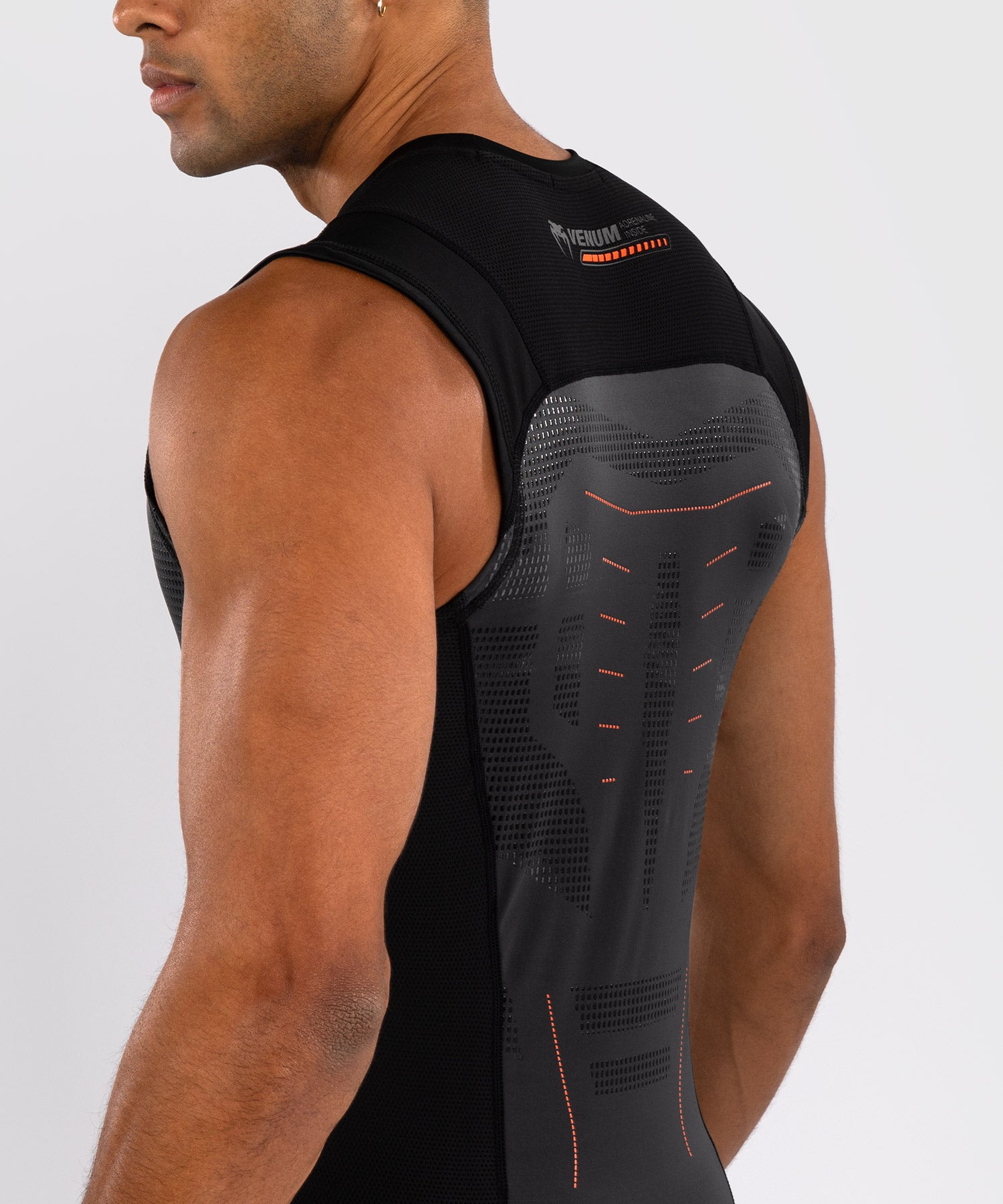 Venum Mouwloze Rashguard Technical 3.0 - Donkergrijs