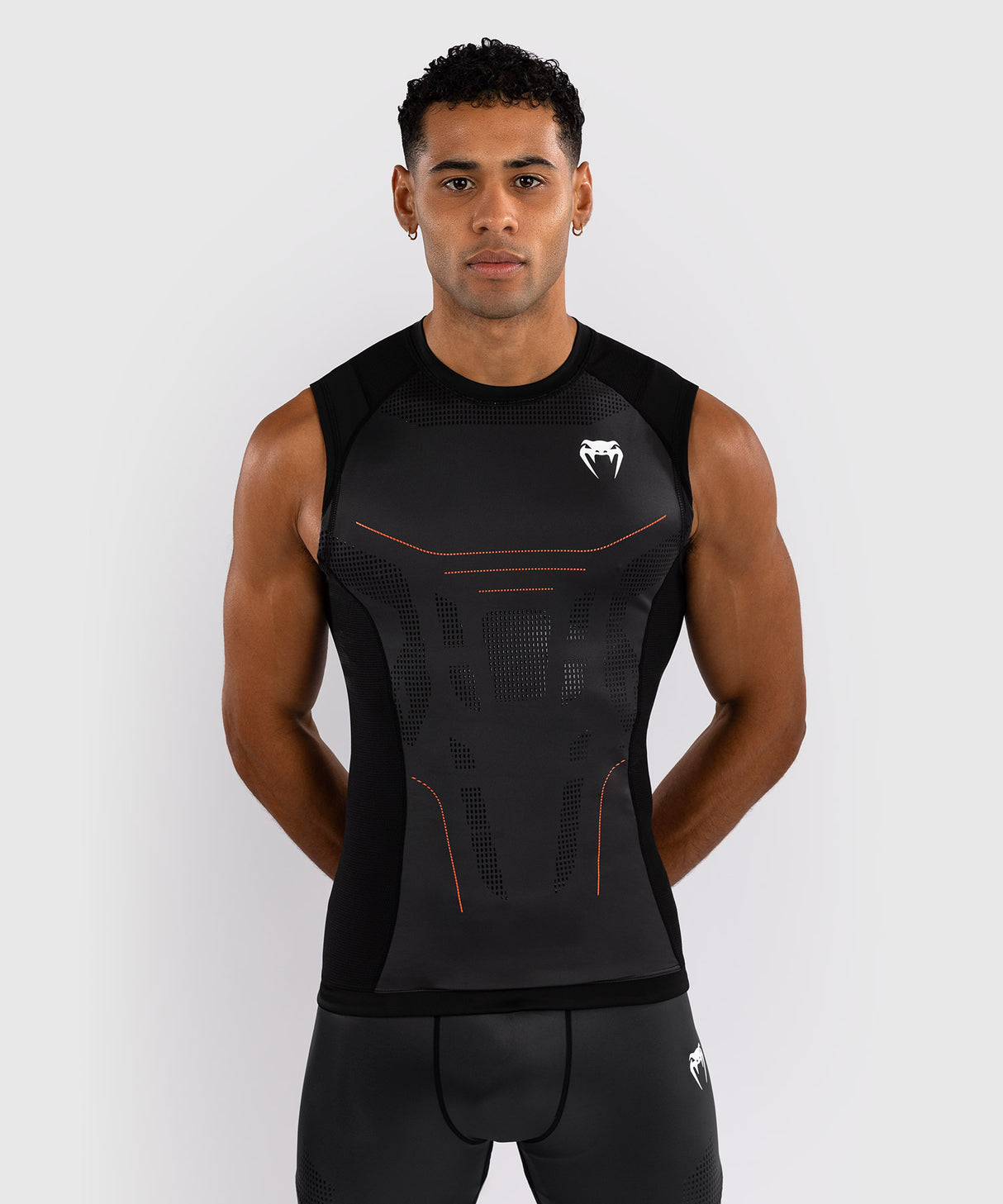 Venum Mouwloze Rashguard Technical 3.0 - Donkergrijs