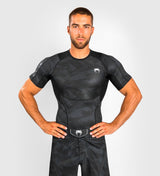 Venum Rashguard Electron 3.0 Korte Mouwen - Zwart - Rashguard