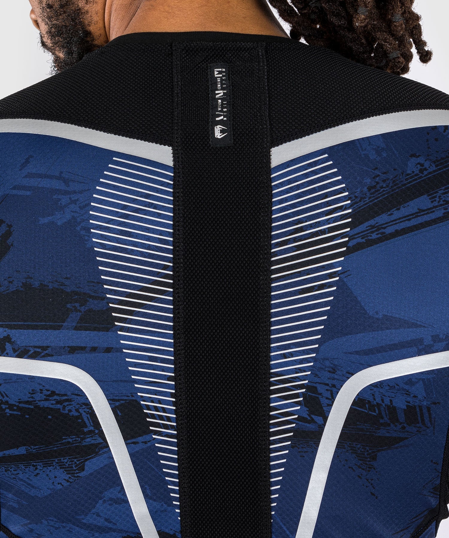 Venum Rashguard Electron 3.0 Lange Mouwen - Blauw - Rashguard