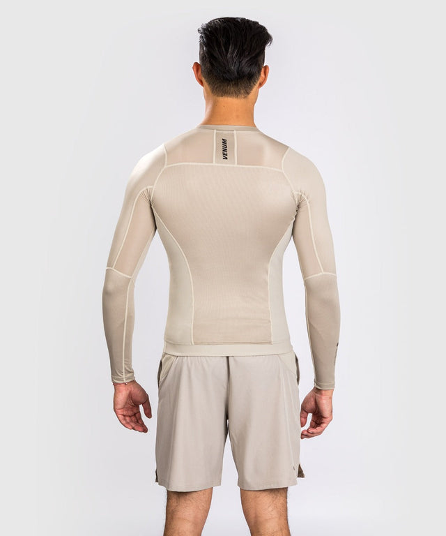 Venum Rashguard G-Fit Air Dlouhé rukávy – Písková – Tričko