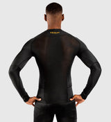 Venum Rashguard G-Fit Lange Mouwen - Zwart/Goud - T-Shirt
