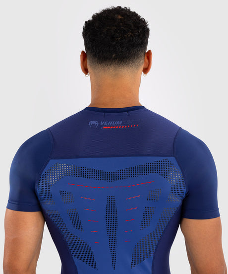 Venum Rashguard Korte Mouwen Technical 3.0 - Blauw