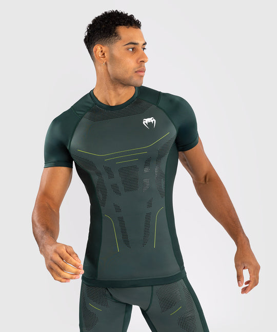 Venum Rashguard Korte Mouwen Technical 3.0 - Groen