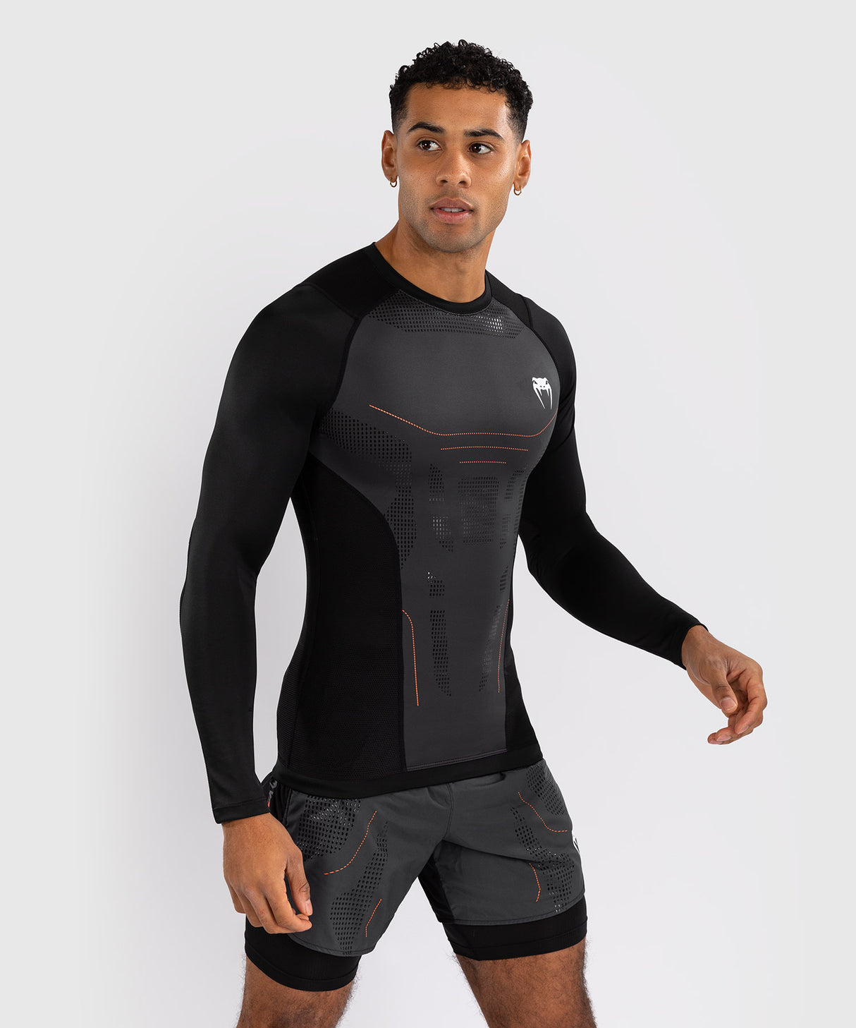 Venum Rashguard Lange Mouwen Technical 3.0 - Donkergrijs