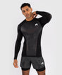Venum Rashguard Lange Mouwen Technical 3.0 - Donkergrijs