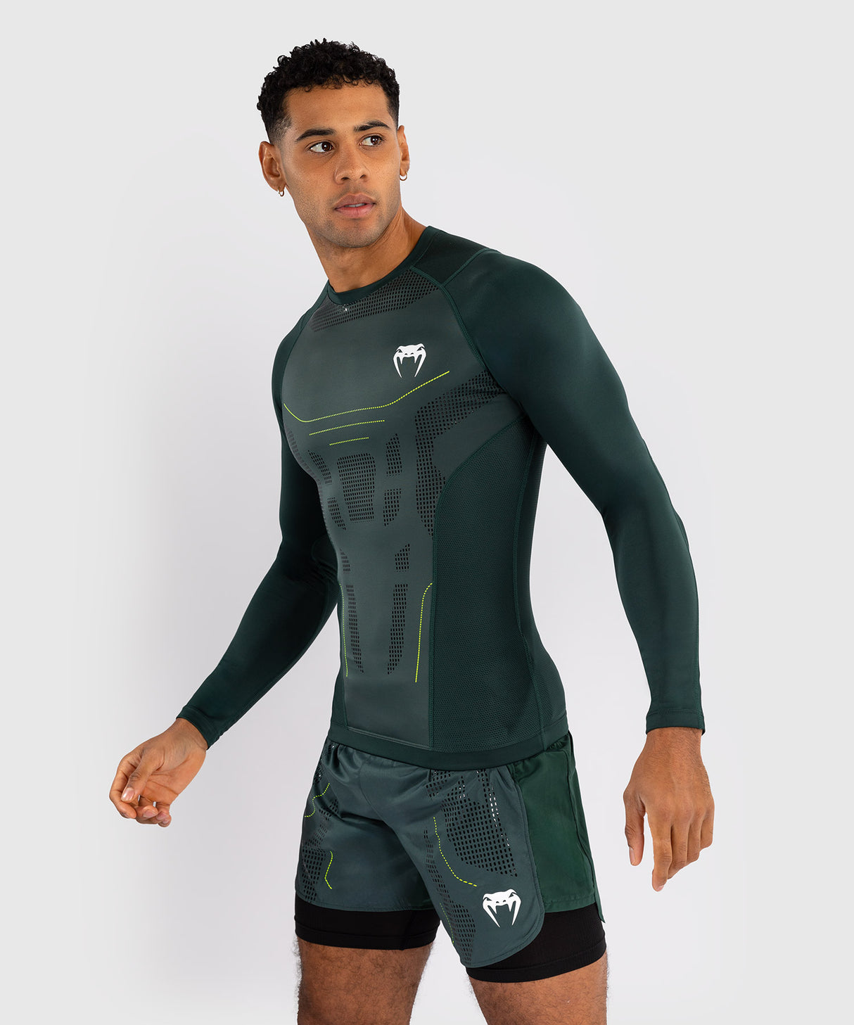 Venum Rashguard Lange Mouwen Technical 3.0 - Groen