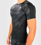 Venum Rashguard Phantom Korte Mouwen - Zwart/Grijs/Rood - Rashguard
