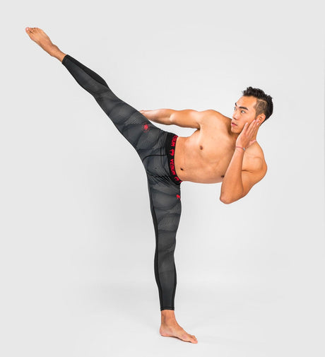 Venum Spats Phantom - Zwart/Grijs/Rood - Spats