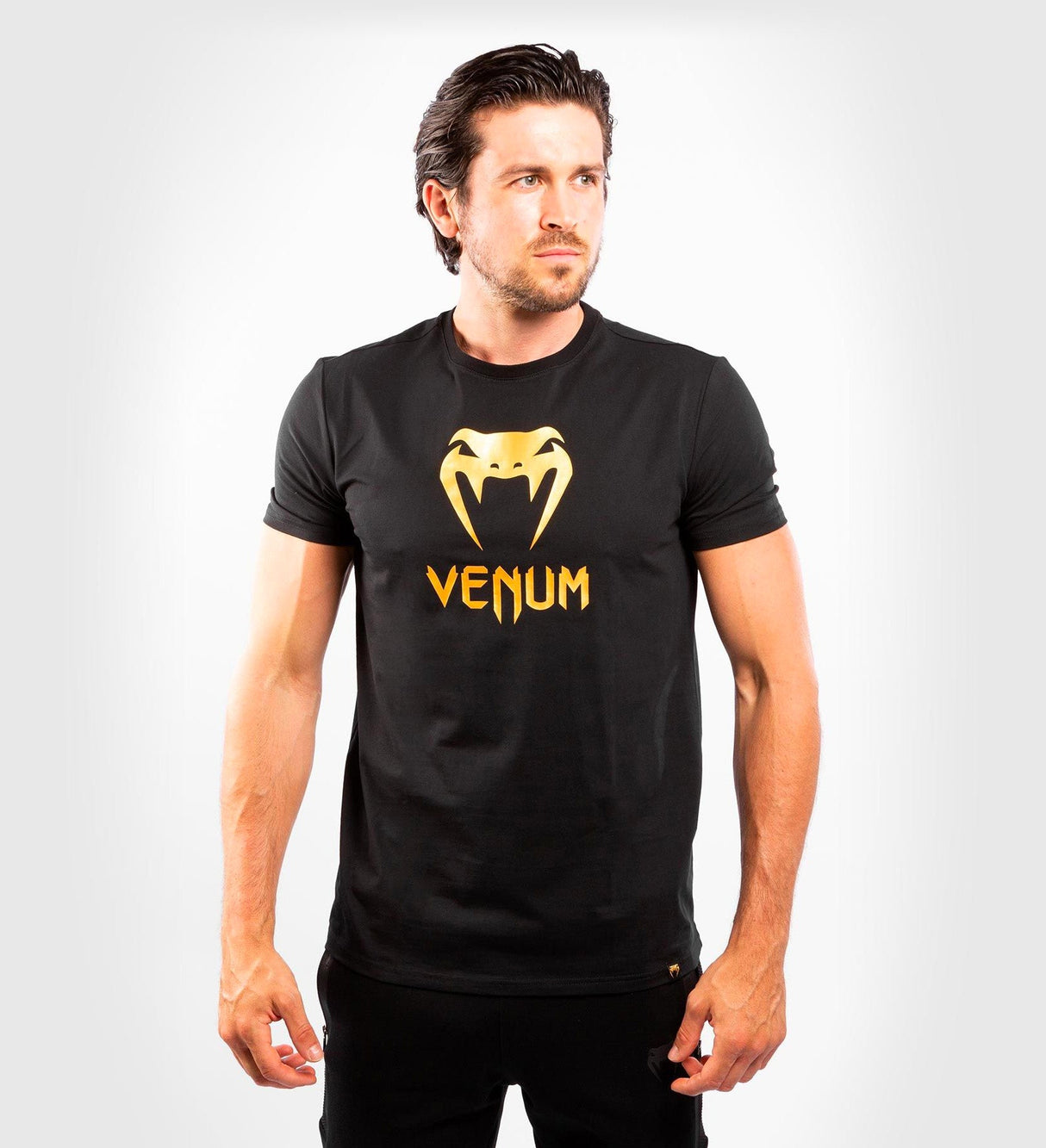 Venum T-shirt Classic - Zwart/Goud - T-Shirt