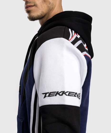 Venum X TEKKEN 8 Hoodie - Jin Kazama - Blauw/Zwart/Wit