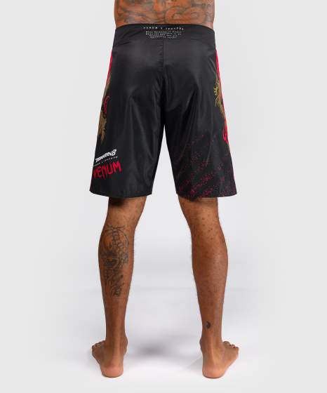Pantalones de MMA Venum x TEKKEN 8 – Marshall Law – Negro/Rojo/Oro