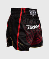Venum x TEKKEN 8 Muay Thai Shorts - Marshall Law - Zwart/Rood/Goud