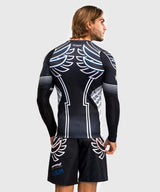 Venum X TEKKEN 8 Rashguard - Jin Kazama - Blauw/Zwart/Wit