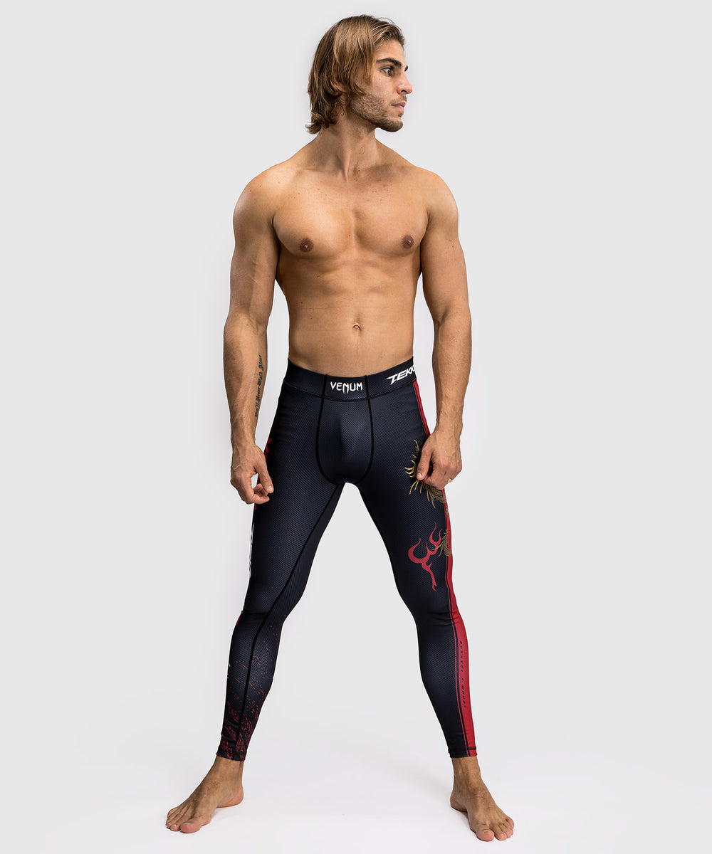 Venum x TEKKEN 8 - Spats - Marshall Law - Zwart/Rood/Goud