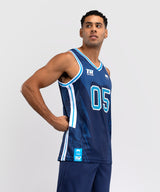 Venum x Top Rank Original Basketball Jersey - Navy Blauw