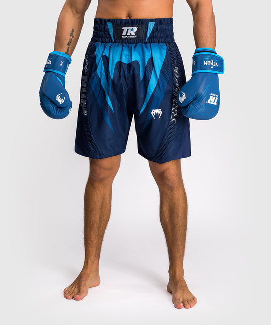 Venum x Top Rank Original Boks Shorts - Navy Blauw