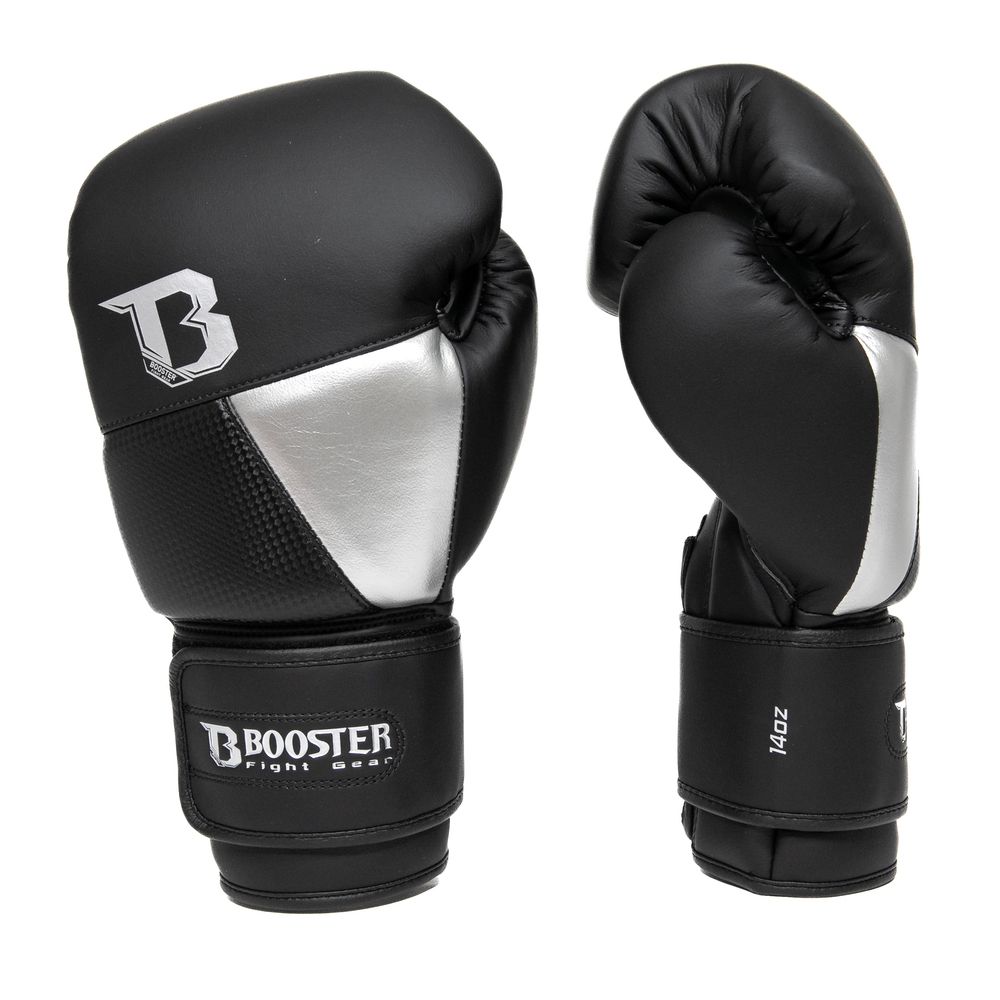 Booster Bokshandschoenen BG 'XXX' - Zwart/Zilver