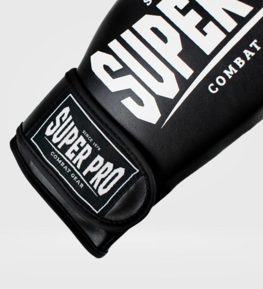 Super Pro (Kick)Bokshandschoenen Champ - Zwart/Wit