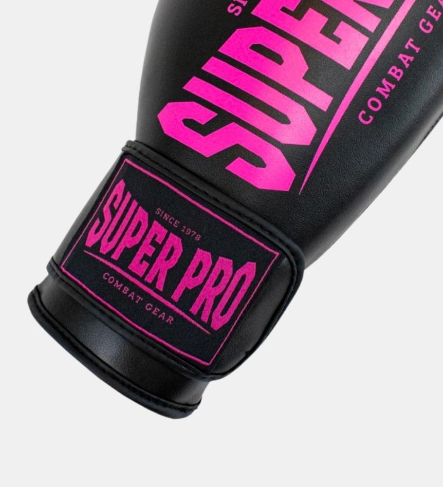 Super Pro (Kick)Bokshandschoenen Champ - Zwart/Roze