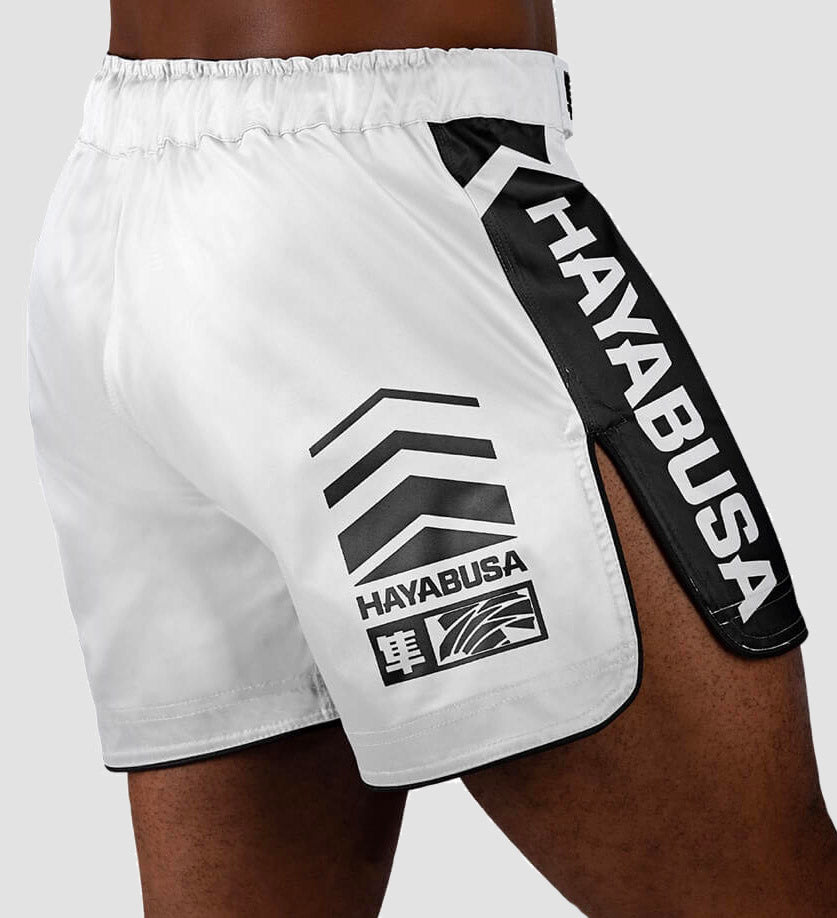 Hayabusa MMA Broekje Icon - Wit/Zwart