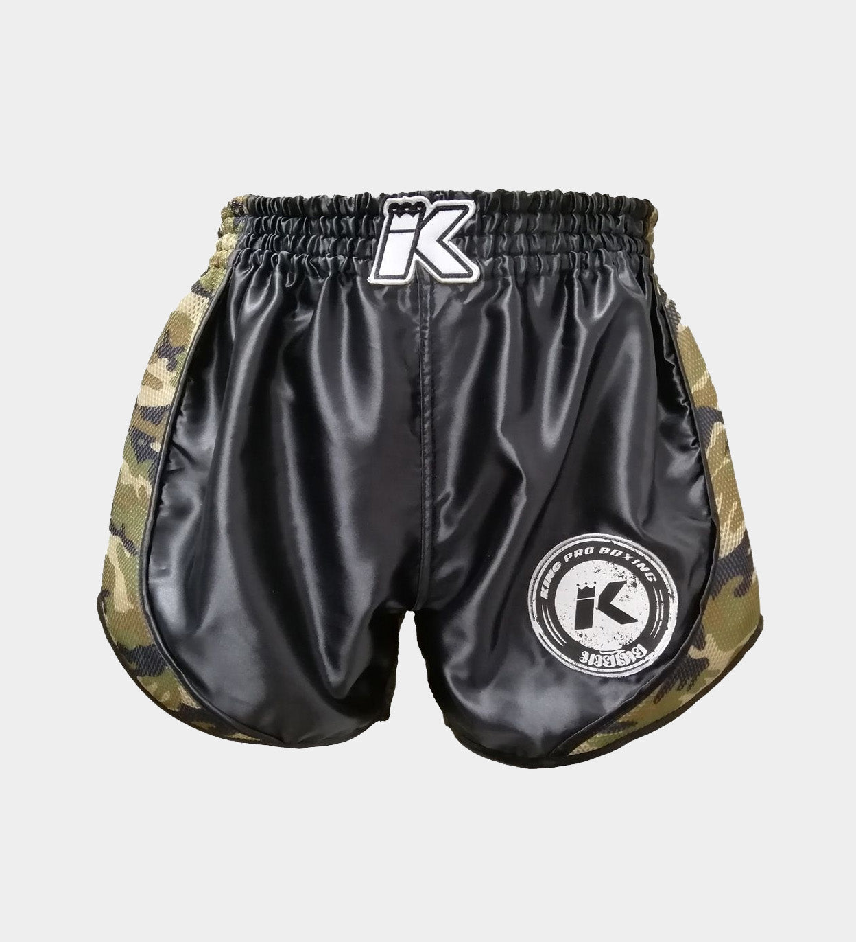 King Pro Boxing Kickboks Broekje - Zwart/Camo