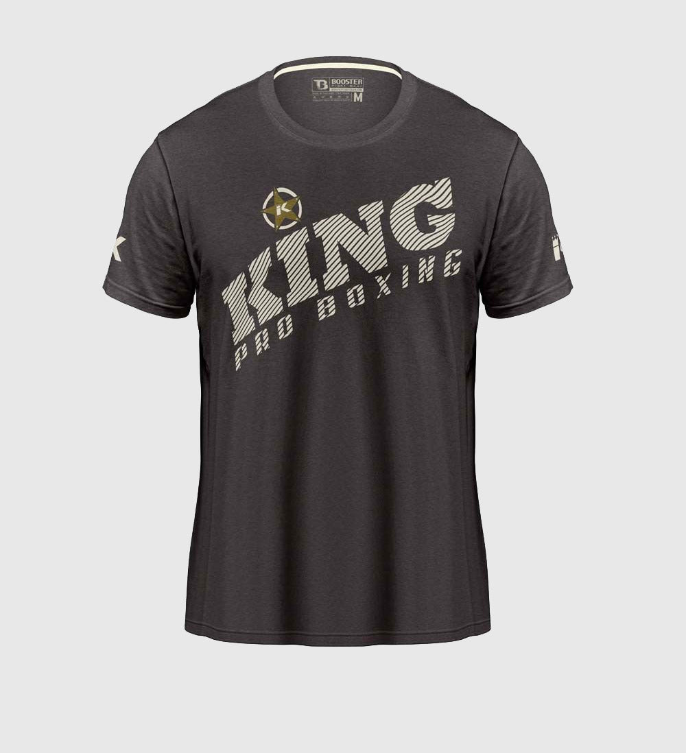 King Pro Boxing T-shirt Vintage - Grijs