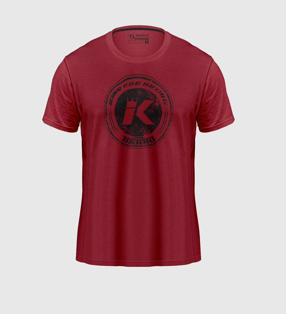King Pro Boxing T-shirt Logo - Rood