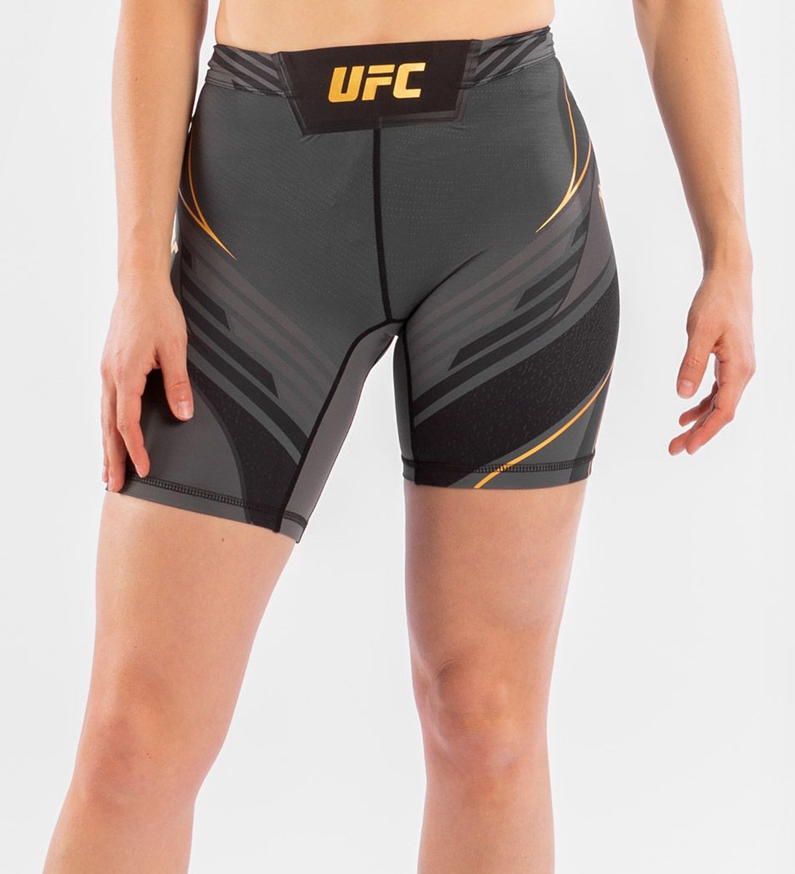 UFC Venum Champion Shorts Dames - Zwart/Goud