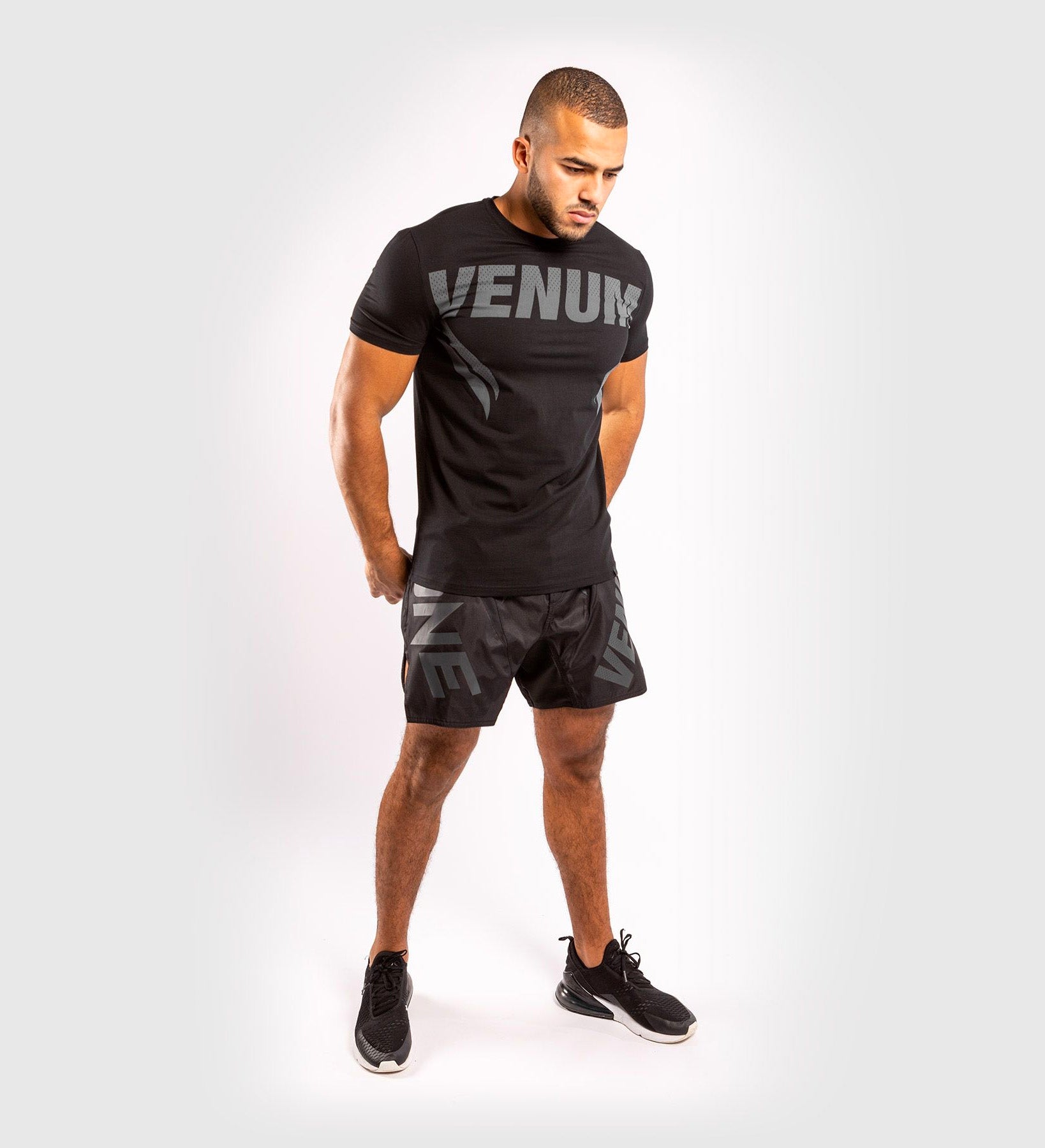 Venum One FC T-shirt - Zwart/Grijs