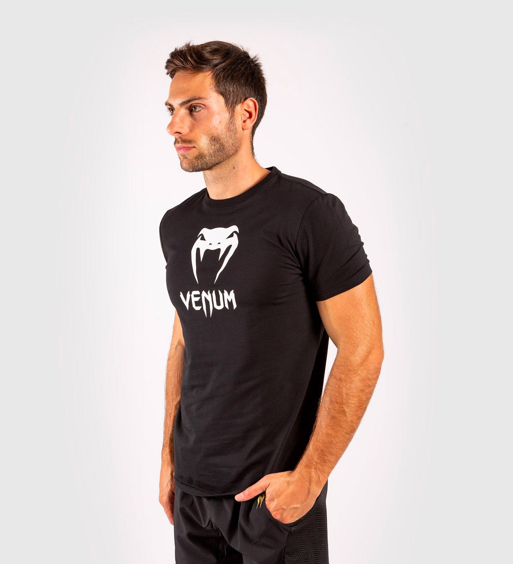 Venum T-shirt Classic - Zwart/Wit